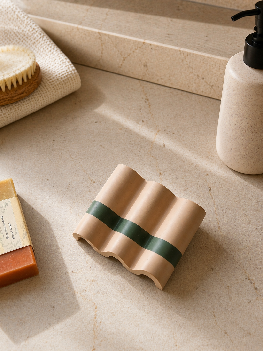 Poggia sapone ad onda in PLA