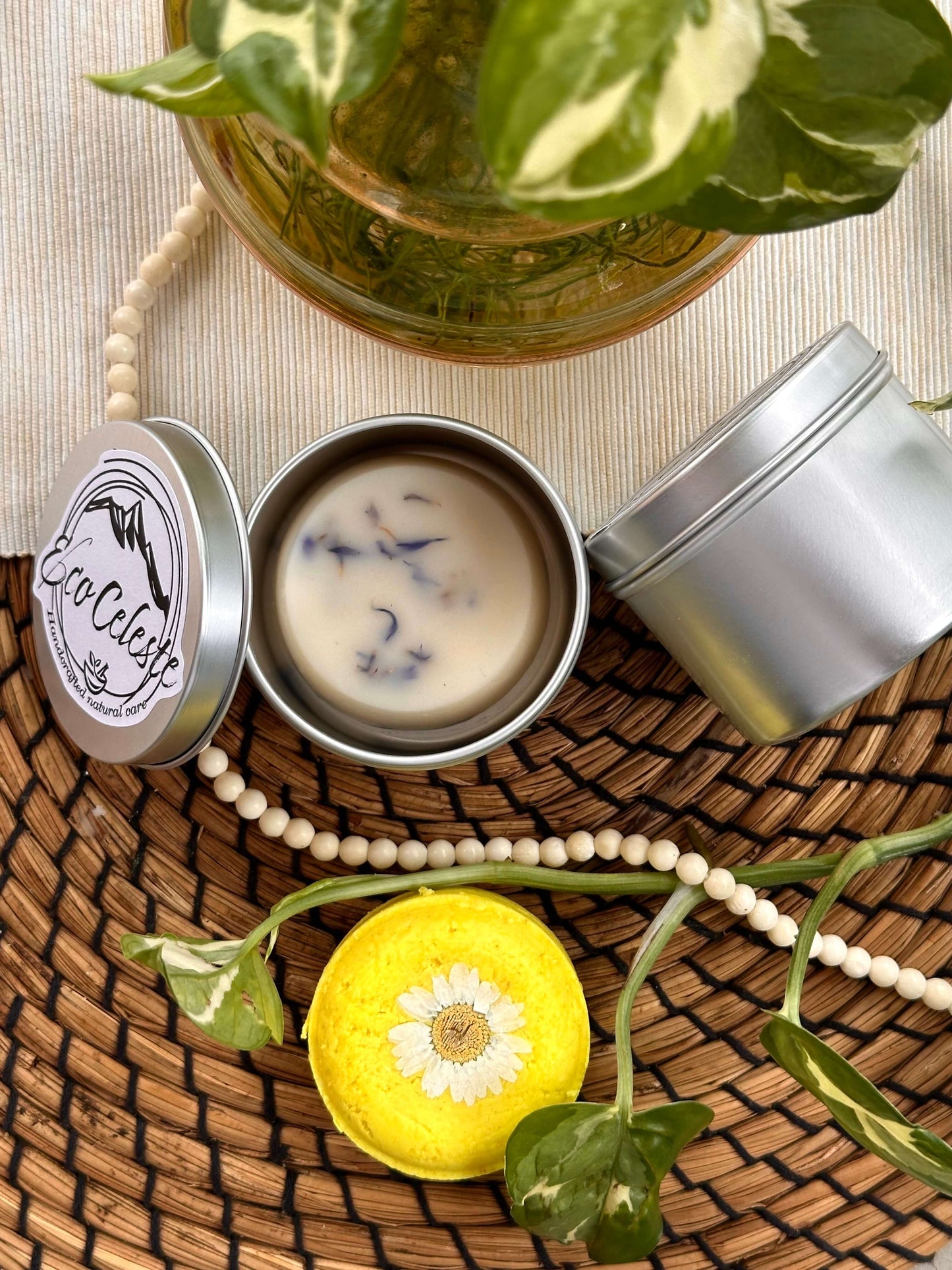 Porta shampoo & balsamo Eco Celeste da viaggio